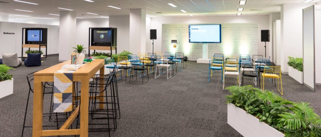 Roadshow-touring events- internal team seating