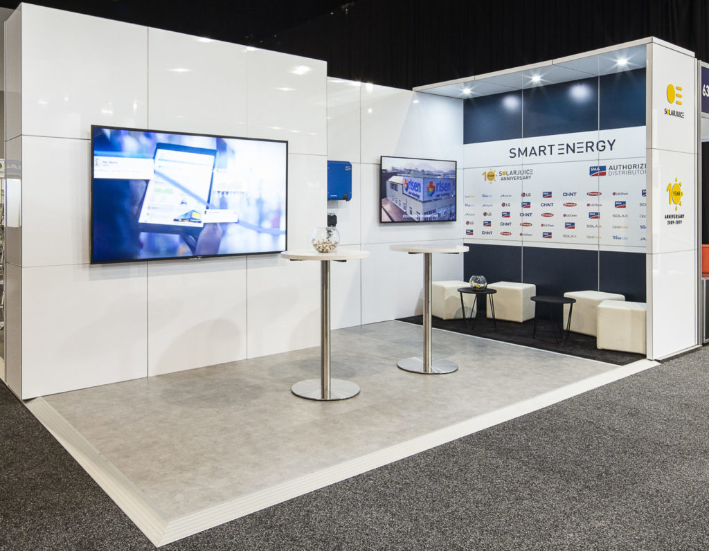 exhibition stand design -Solarjuice