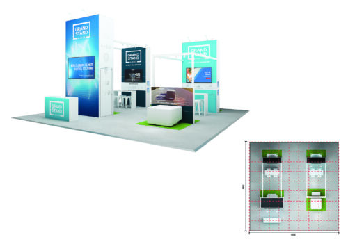 exhibition stand design - Bombo Beach