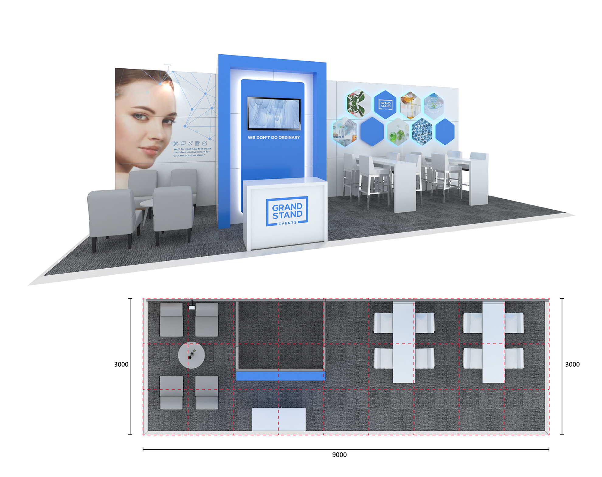 Exhibition stand design - Brighton Beach