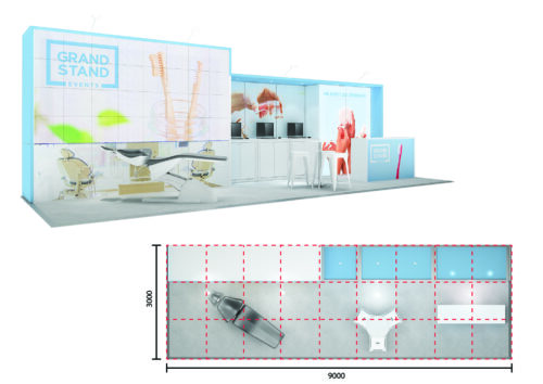 Exhibition display stand - Fairhaven Beach