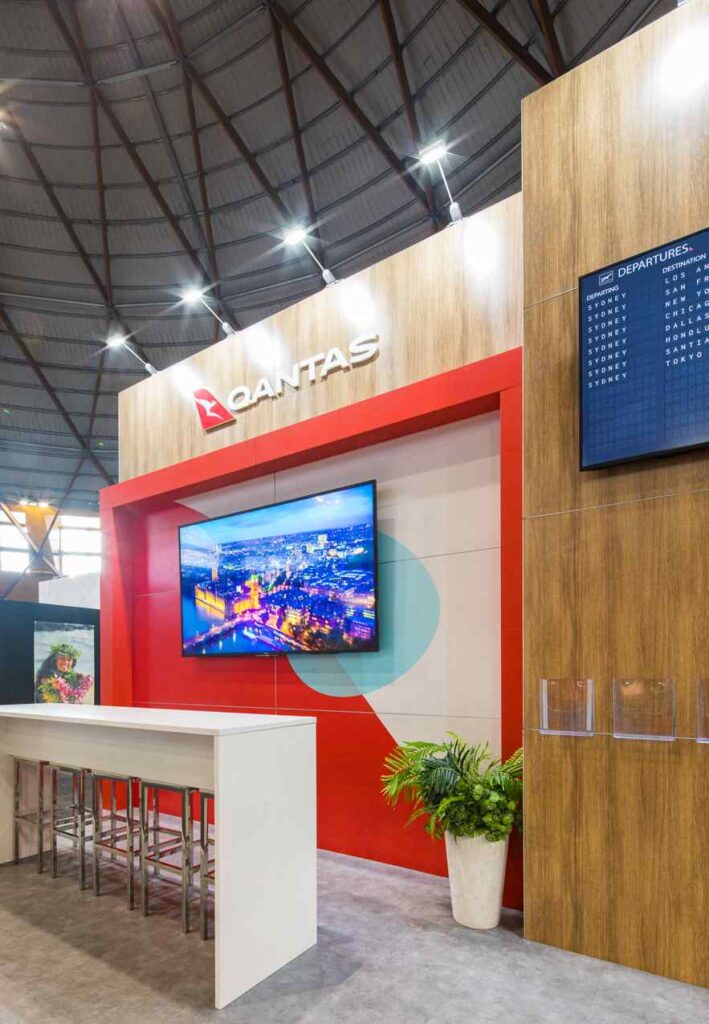QANTAS Custom Stand