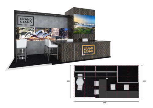 Exhibition display stand - Kingsley Beach