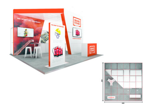 Exhibition display stand - Merewether Beach