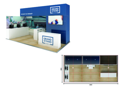 Exhibition display stand - Ned's Beach