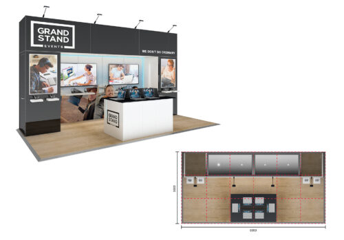 Exhibition display stand - Normanville Beach