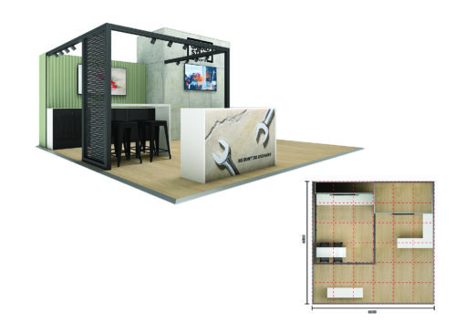 Exhibition stand design - Parsley Bay