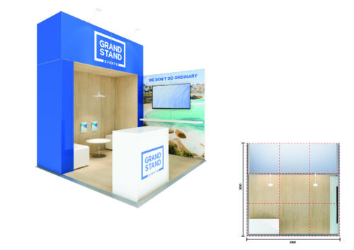 Exhibition stand - Tamarama Beach