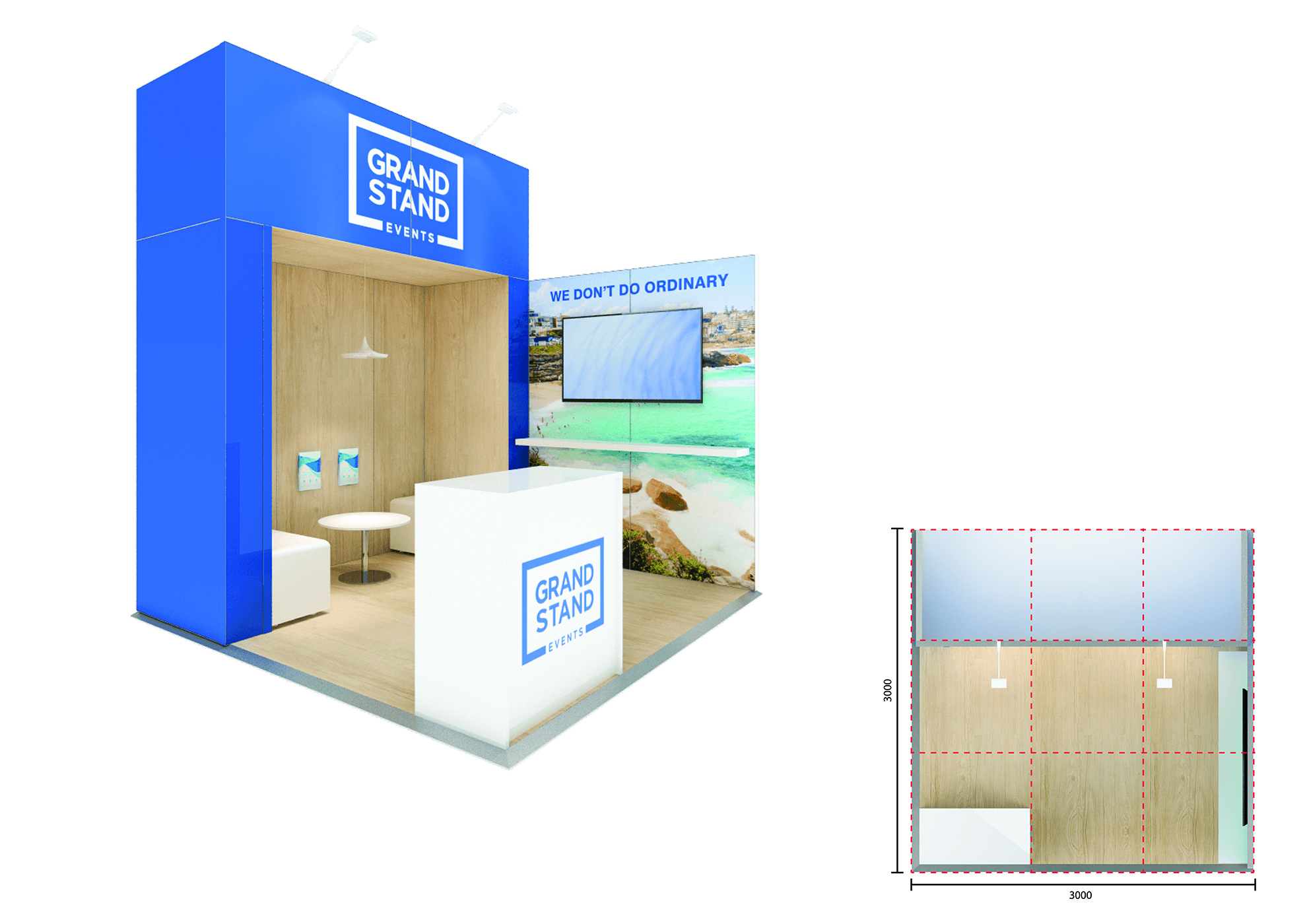 Exhibition stand - Tamarama Beach