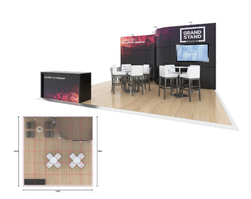 Exhibition display stand - Turtle Beach