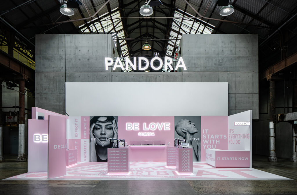 Pandora Aus Fashion Week 2024 - activation View