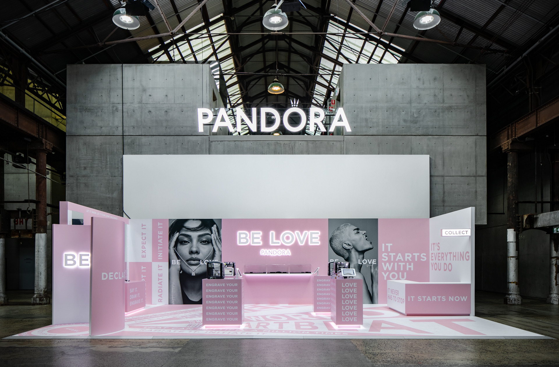 Pandora Aus Fashion Week 2024 - activation View