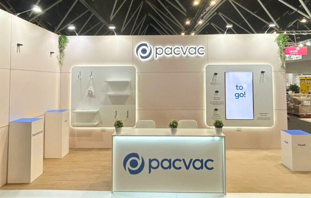 PACVAC 6x3 Corner Stand - ISSA 2024
