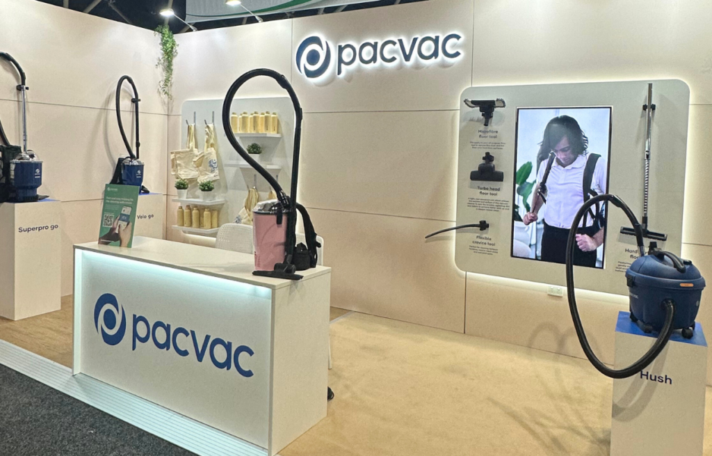 PACVAC 6x3 Corner Stand - ISSA 2024 - Product Range