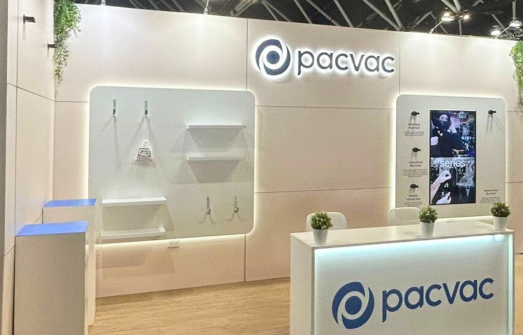PACVAC 6x3 Corner Stand - ISSA 2024 - Velo Vaccuum