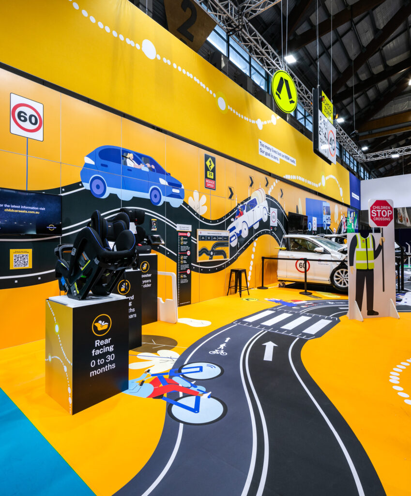 Transport for NSW - Easter Show Activation Expo Stand - Custom Vinyl Floor Decals