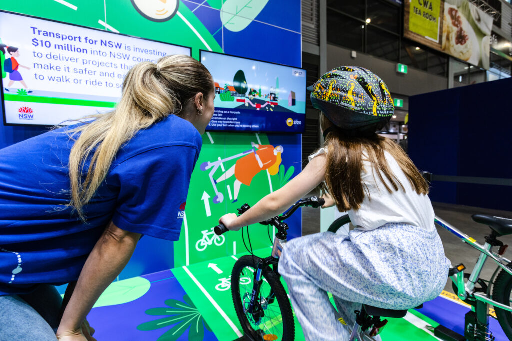Transport for NSW - Easter Show Activation Expo Stand - 2024 - Engagement Cycle