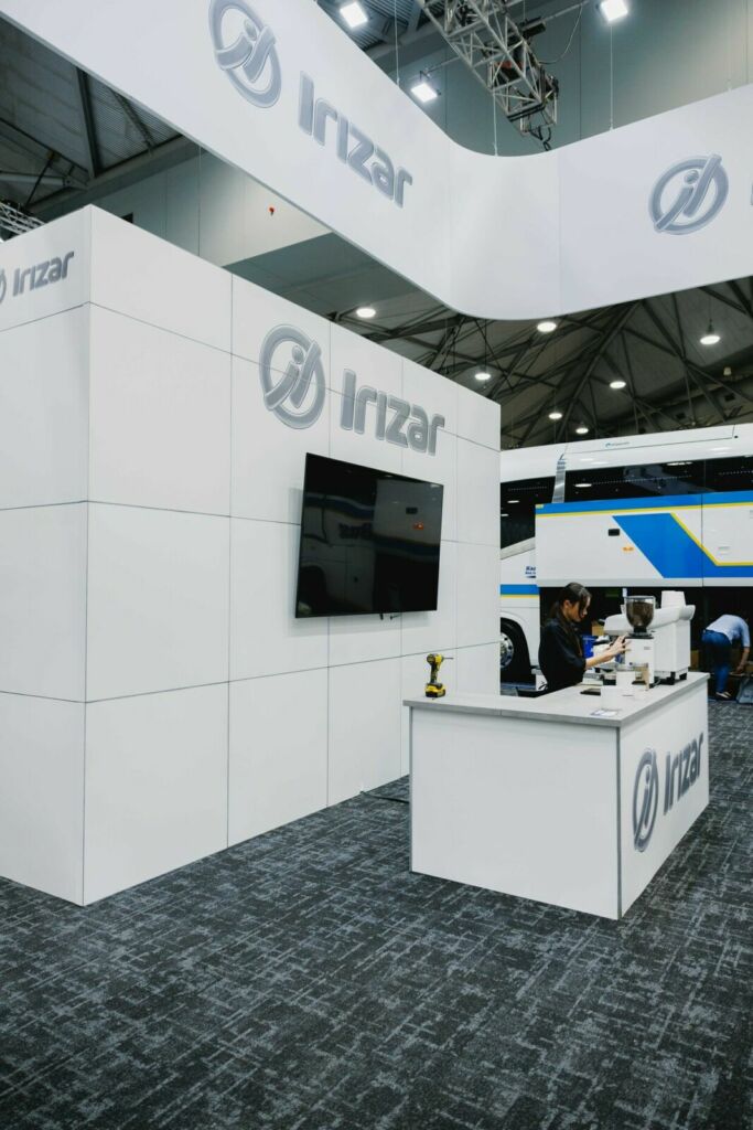 Counter display space Custom Stand Bus Show