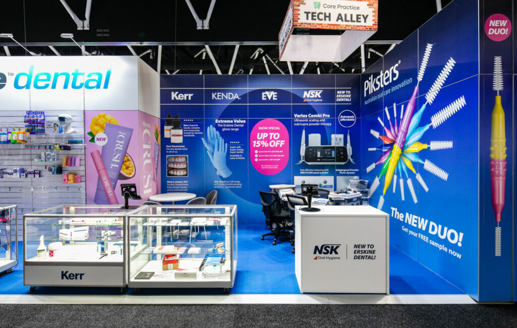 Engagement Zone Dental Exhibition Product Display