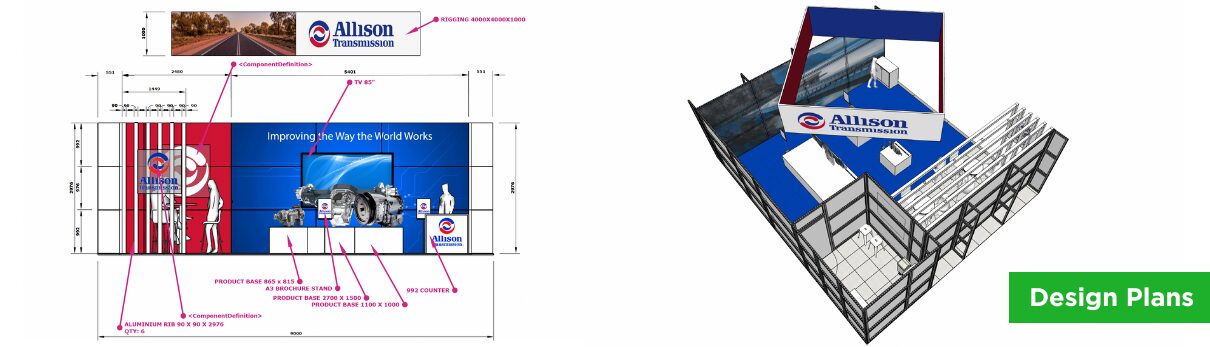 Custom Design Plan - Exhibition Space 