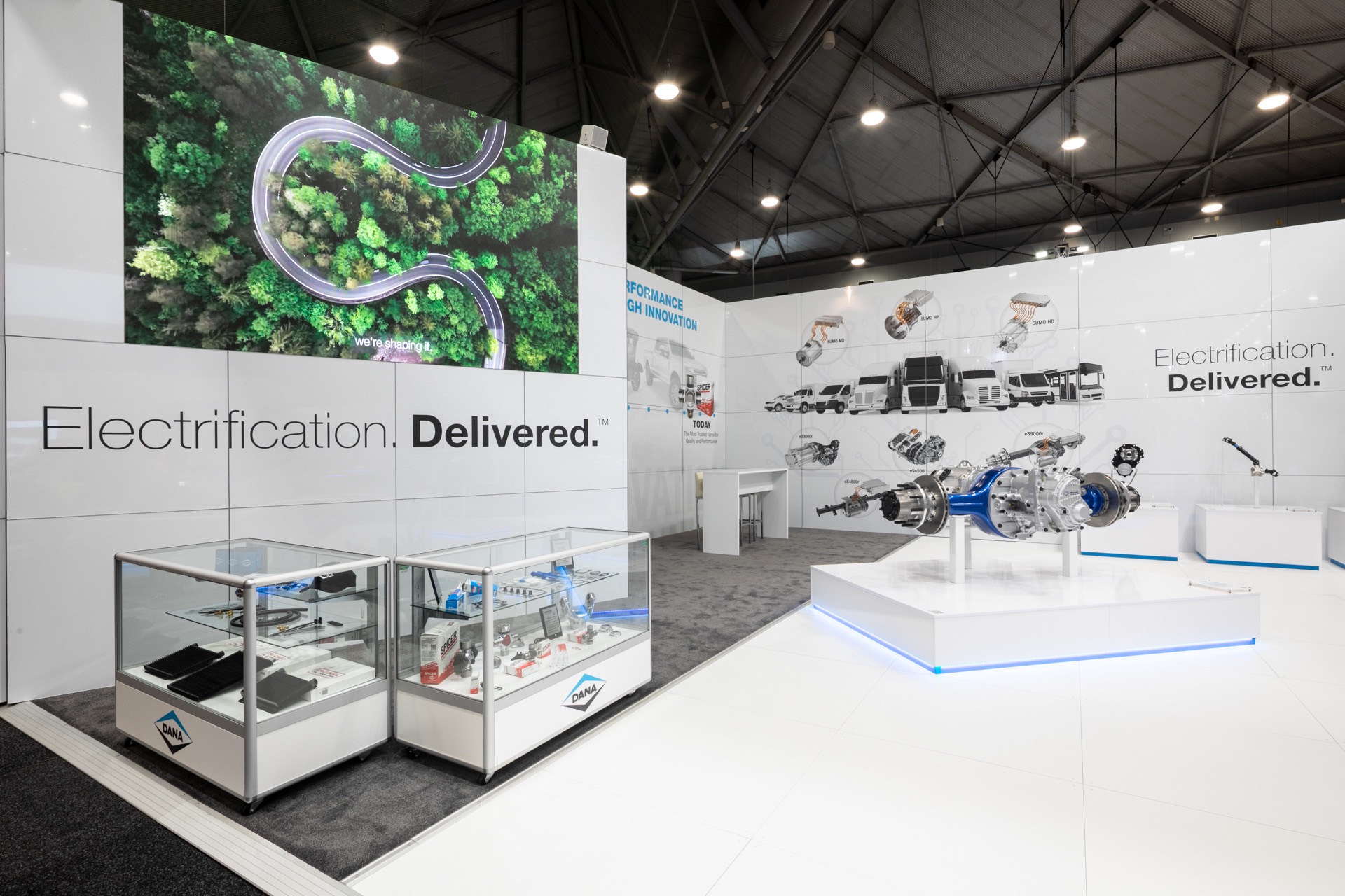 Stand Design - White Gloss Floor