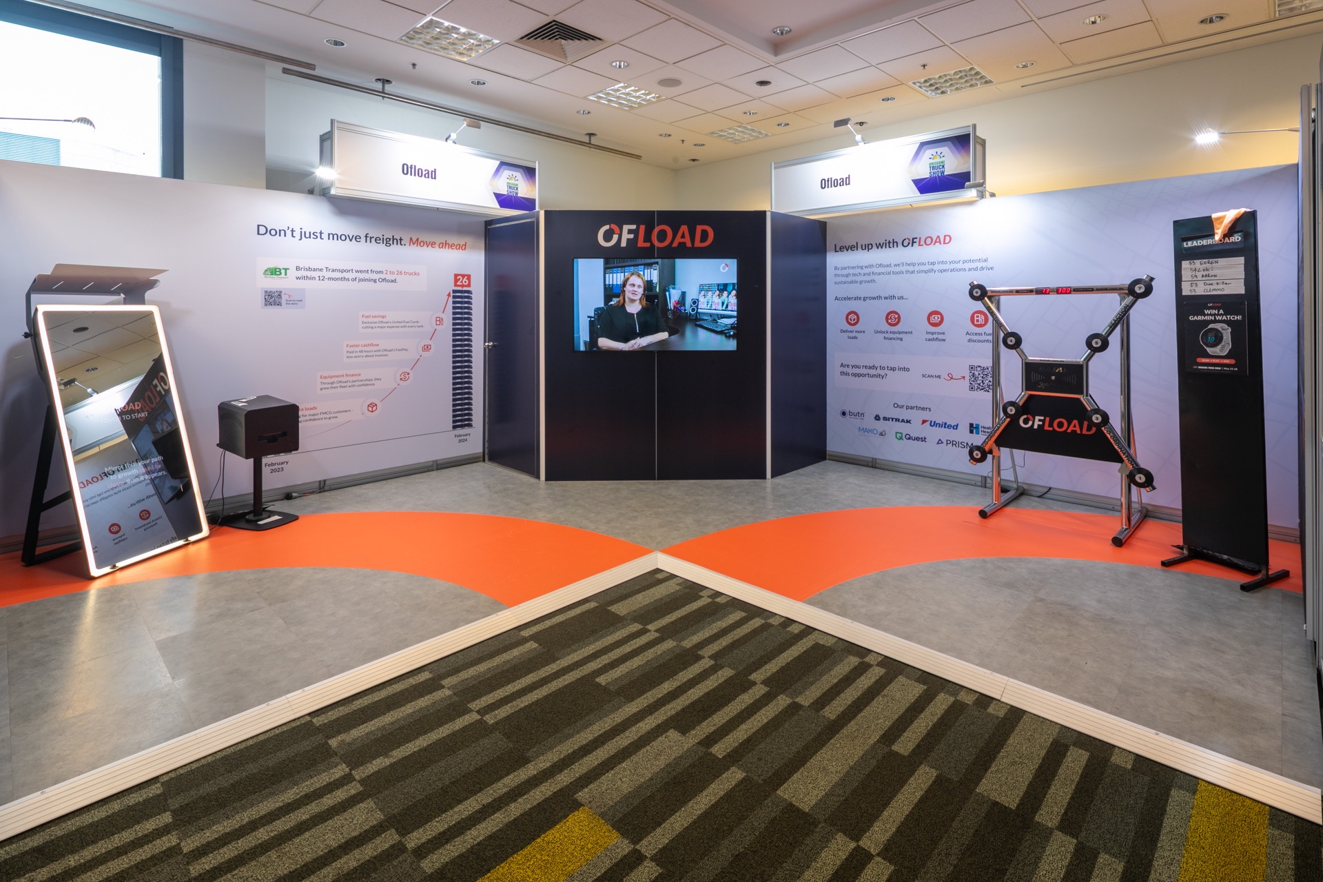 corner trade show exhibition