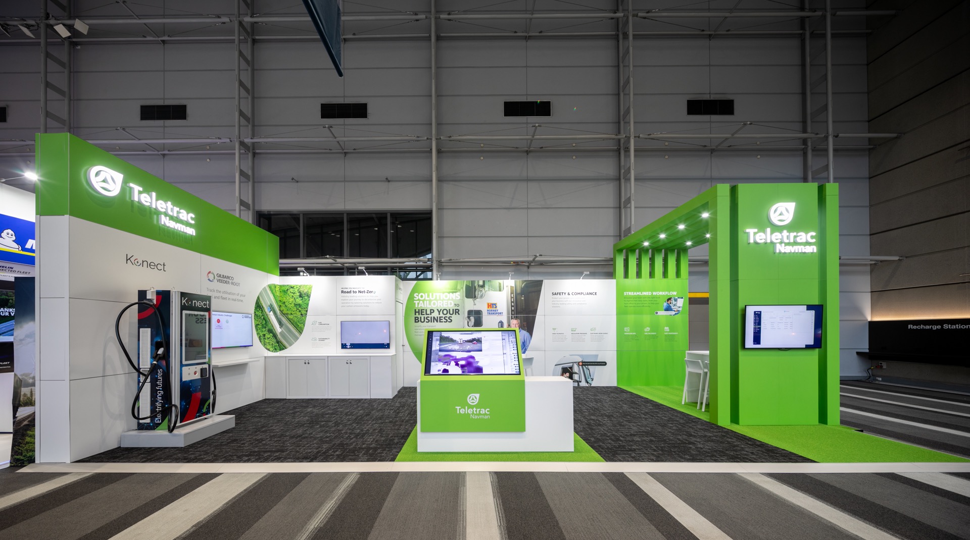 teletrac navman custom trade show build
