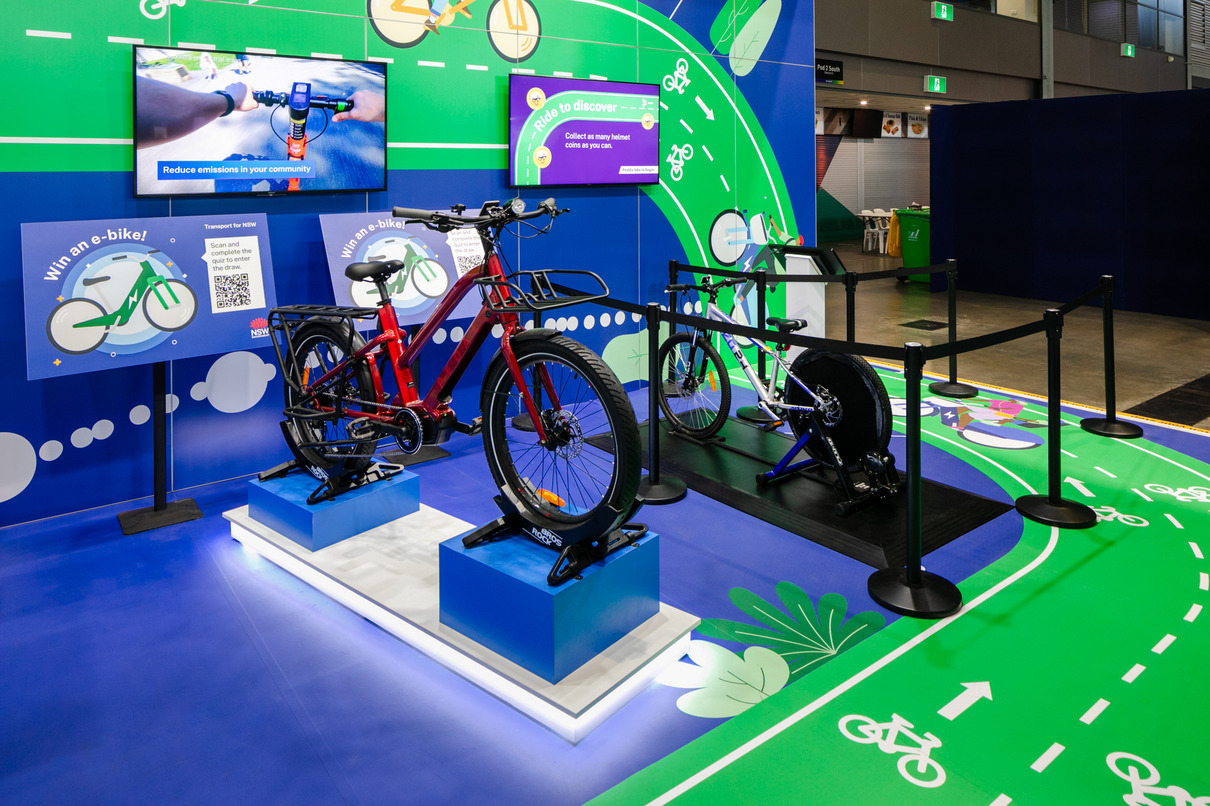 EBike Activation - Custom Exhibition Stand
