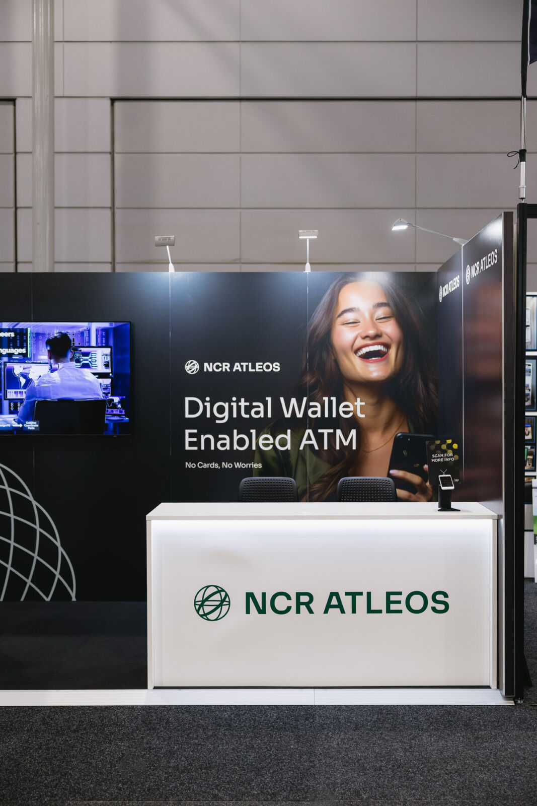 custom exhibition design banking tech expo