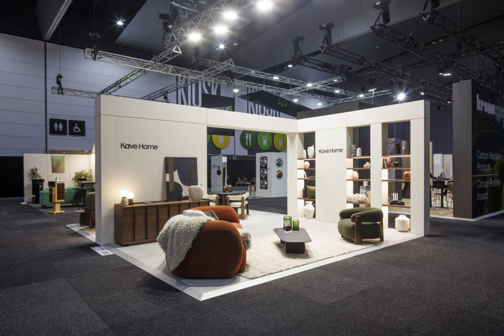 island open layout exhibition stand