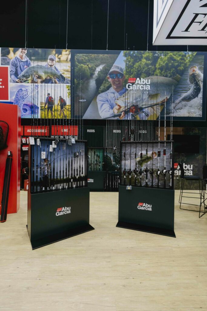 fishing rod display units