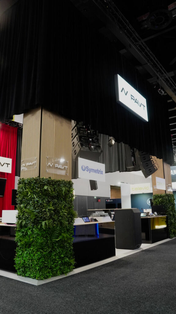 Large multi-brand exhibition stand design