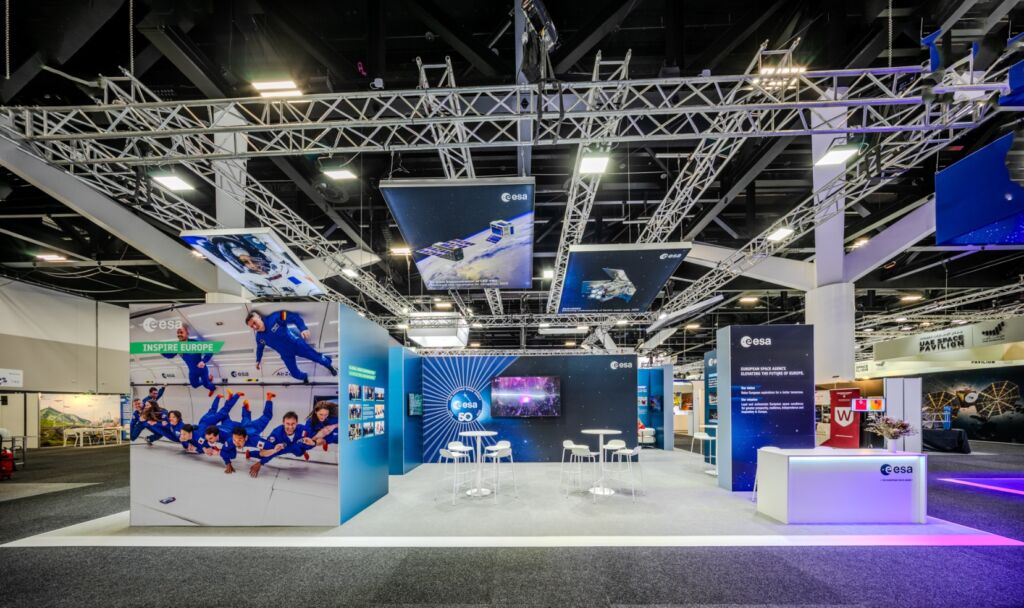 Large custom built exhibition stand
